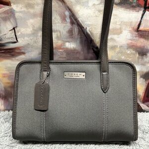 Coach Gray Shoulder Bag